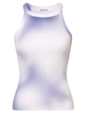 Zdjęcie produktu EDITED Top damski - Orelia Kobiety Bawełna biały|niebieski wzorzysty,