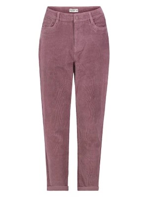 Zdjęcie produktu Eight2Nine Spodnie sztruksowe - Mom fit - w kolorze jagodowym rozmiar: XL