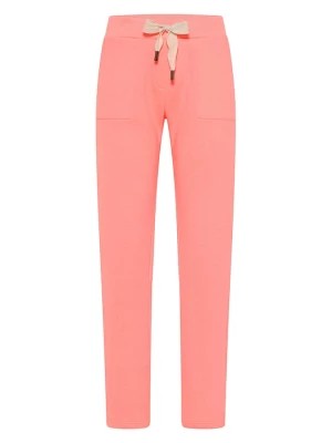 Zdjęcie produktu ELBSAND Spodnie dresowe "Fiola" w kolorze łososiowym rozmiar: S