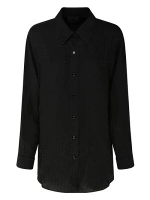 Zdjęcie produktu Elegancka Czarna Jedwabna Koszula dla Kobiet Givenchy