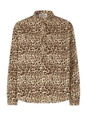 Zdjęcie produktu Elegancka koszula w leopardzie Mads Nørgaard