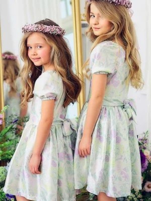 Zdjęcie produktu Elegancka sukienka dziewczęca w kwiaty - Max&Mia Max & Mia by 5.10.15.