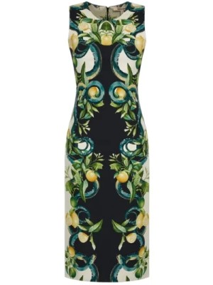 Zdjęcie produktu Elegancka Sukienka Midi Bez Rękawów Roberto Cavalli