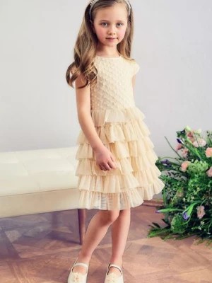 Zdjęcie produktu Elegancka tiulowa sukienka z falbankami - Max&Mia Max & Mia by 5.10.15.
