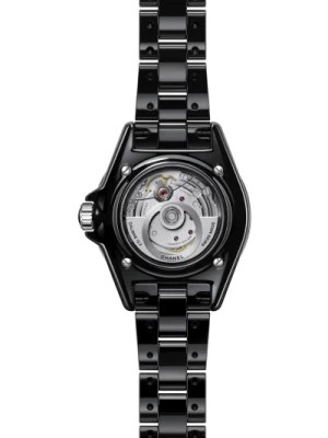 Zdjęcie produktu Elegancki czarny ceramiczny Zegarek automatyczny Chanel