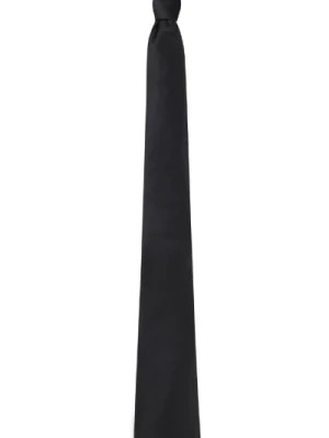 Zdjęcie produktu Elegancki Czarny Jedwabny Krawat dla Mężczyzn Lanvin