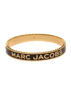 Zdjęcie produktu Elegancki Metalowy Bransoletka z Ikonicznym Logo Marc Jacobs