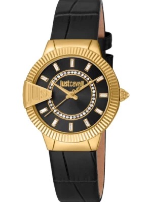 Zdjęcie produktu Elegancki Złoty Zegarek Analogowy dla Kobiet Just Cavalli
