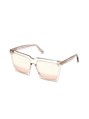 Zdjęcie produktu Eleganckie Okulary Przeciwsłoneczne w Szarym Kolorze dla Kobiet Tom Ford