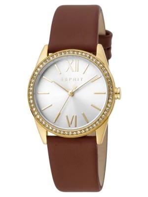 Zdjęcie produktu Elegant Clara Leather Watch with Crystals Esprit