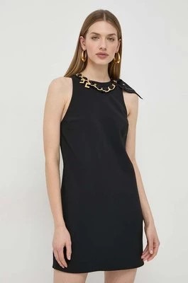 Zdjęcie produktu Elisabetta Franchi sukienka kolor czarny mini prosta AB57341E2