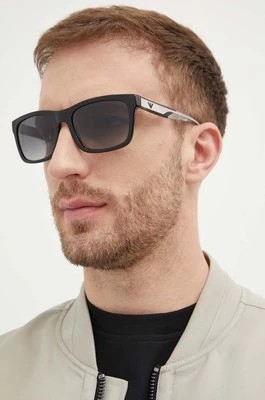 Zdjęcie produktu Emporio Armani okulary przeciwsłoneczne męskie kolor czarny