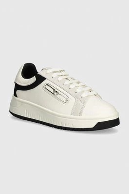 Zdjęcie produktu Emporio Armani sneakersy skórzane kolor beżowy X3X024 XR222 C679