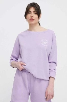 Zdjęcie produktu Emporio Armani Underwear bluza plażowa kolor fioletowy 262727 4R320