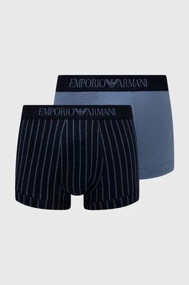 Zdjęcie produktu Emporio Armani Underwear bokserki 2-pack męskie kolor niebieski 111210 4R504