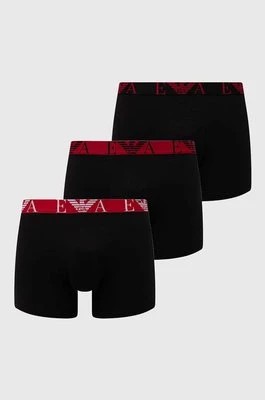 Zdjęcie produktu Emporio Armani Underwear bokserki 3-pack męskie kolor czarny 111473 4F715