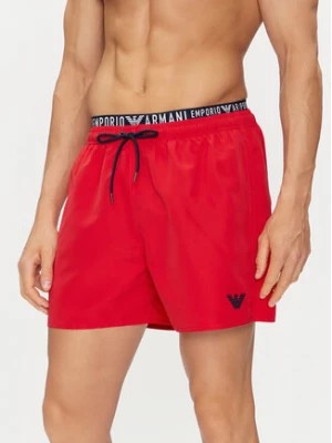 Zdjęcie produktu Emporio Armani Underwear Szorty kąpielowe 211740 4R432 00774 Czerwony Regular Fit