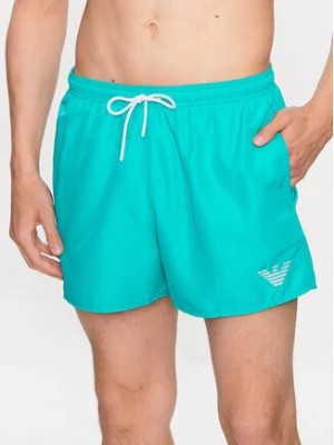 Zdjęcie produktu Emporio Armani Underwear Szorty kąpielowe 211752 3R438 00032 Turkusowy Regular Fit