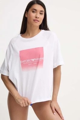 Zdjęcie produktu Emporio Armani Underwear t-shirt bawełniany lounge kolor biały 164829 4R255