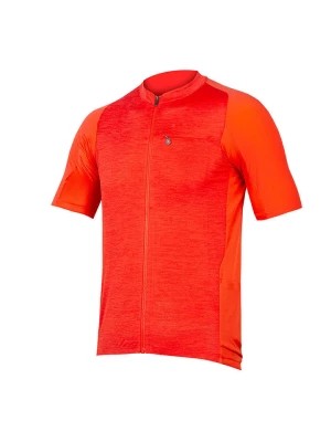 Zdjęcie produktu ENDURA Koszulka kolarska "GV500 Reiver" w kolorze pomarańczowym rozmiar: S