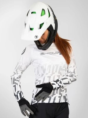 Zdjęcie produktu ENDURA Koszulka kolarska "MT500" w kolorze biało-szarym rozmiar: XL