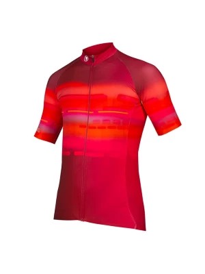 Zdjęcie produktu ENDURA Koszulka kolarska "Virtual Texture" w kolorze czerwonym rozmiar: S