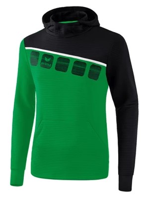 Zdjęcie produktu erima Bluza "5-C" w kolorze zielono-czarnym rozmiar: XL