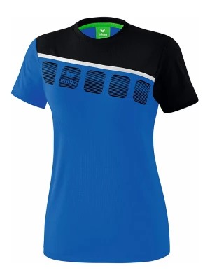 Zdjęcie produktu erima Koszulka sportowa "5-C" w kolorze niebiesko-czarnym rozmiar: 44