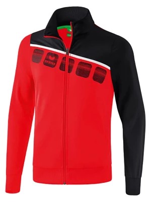 Zdjęcie produktu erima Kurtka sportowa "5-C" w kolorze czerwono-białym rozmiar: 152