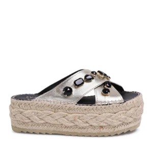 Zdjęcie produktu Espadryle Eva Minge EM-14-07-000732 Złoty