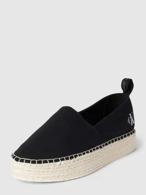 Zdjęcie produktu Espadryle z nadrukiem z logo Calvin Klein Jeans