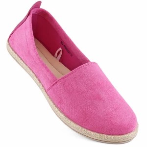 Zdjęcie produktu Espadryle zamszowe damskie wsuwane różowe Potocki W16009