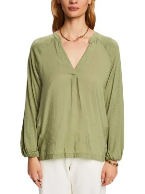 Zdjęcie produktu ESPRIT Bluzka w kolorze zielonym rozmiar: M