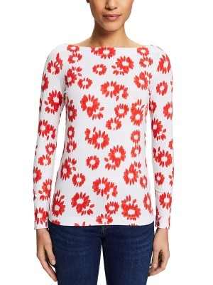 Zdjęcie produktu ESPRIT Koszulka w kolorze biało-czerwonym rozmiar: XS