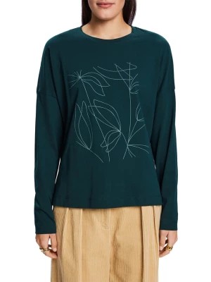 Zdjęcie produktu ESPRIT Koszulka w kolorze ciemnozielonym rozmiar: XXL