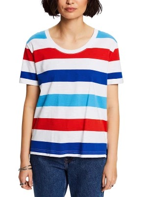 Zdjęcie produktu ESPRIT Koszulka w kolorze niebiesko-czerwonym rozmiar: L