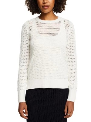 Zdjęcie produktu ESPRIT Sweter w kolorze białym rozmiar: S