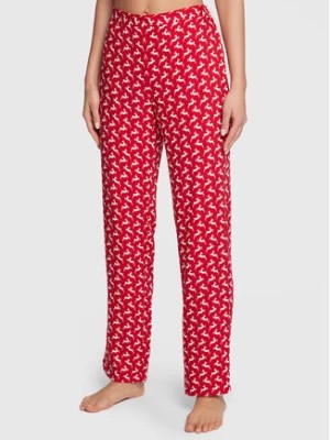 Zdjęcie produktu Etam Spodnie piżamowe Elwin 6537116 Czerwony Regular Fit