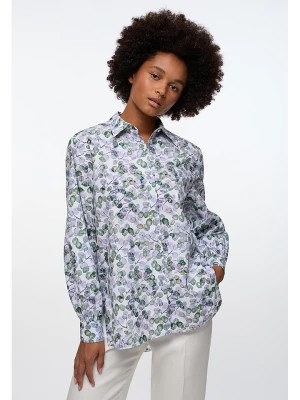 Zdjęcie produktu Eterna Koszula w kolorze biało-zielono-fioletowym rozmiar: 42