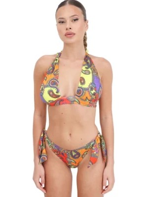 Zdjęcie produktu Etniczny bikini z trójkątnym wzorem i zdejmowanymi miseczkami 4Giveness