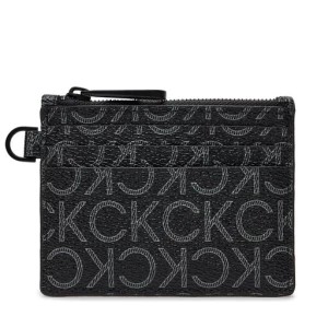 Zdjęcie produktu Etui na karty kredytowe Calvin Klein Ck Must Mono 6Cc Holder W/Zip K50K511678 Classic Mono Black 0GJ