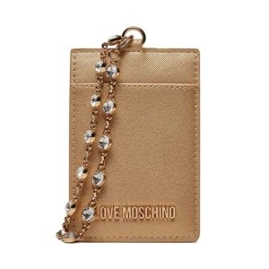 Zdjęcie produktu Etui na karty kredytowe LOVE MOSCHINO JC5853PP4IK2390A Złoty