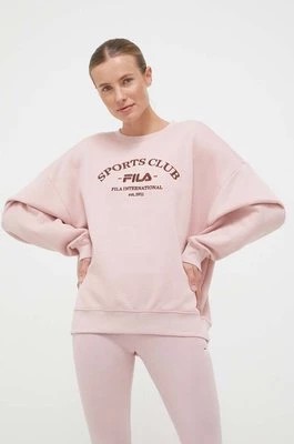 Zdjęcie produktu Fila bluza damska kolor różowy z aplikacją