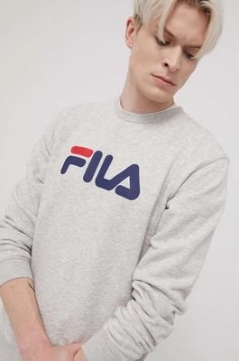 Zdjęcie produktu Fila bluza męska kolor szary z nadrukiem