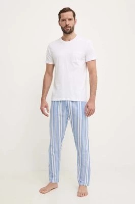 Zdjęcie produktu Fila piżama bawełniana kolor biały wzorzysta FPS1192