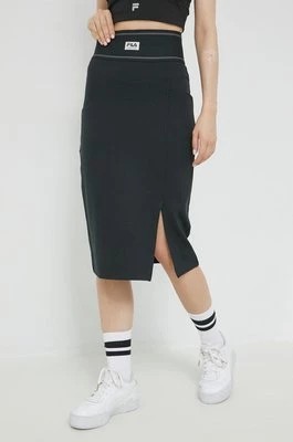 Zdjęcie produktu Fila spódnica kolor czarny midi ołówkowa