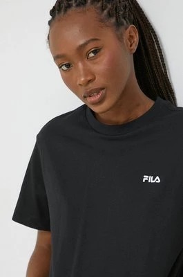 Zdjęcie produktu Fila t-shirt bawełniany Biendorf kolor czarny FAW0452