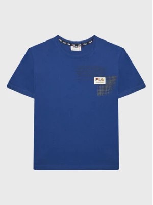 Zdjęcie produktu Fila T-Shirt Triest FAT0147 Niebieski Regular Fit