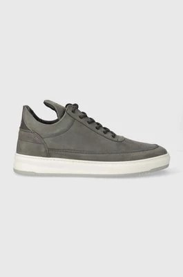 Zdjęcie produktu Filling Pieces sneakersy nubukowe Low Top Base kolor szary 10120591002