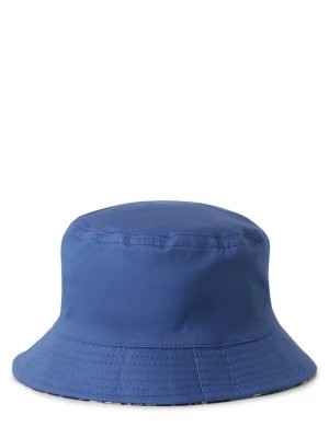 Zdjęcie produktu Finshley & Harding London Męska dwustronna czapka z daszkiem Mężczyźni Bawełna niebieski|biały wzorzysty,